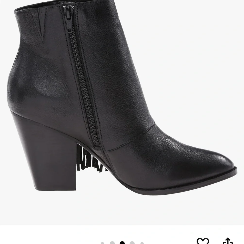 Aldo Fringe Linsey Bootie Black - Picture 3 of 10